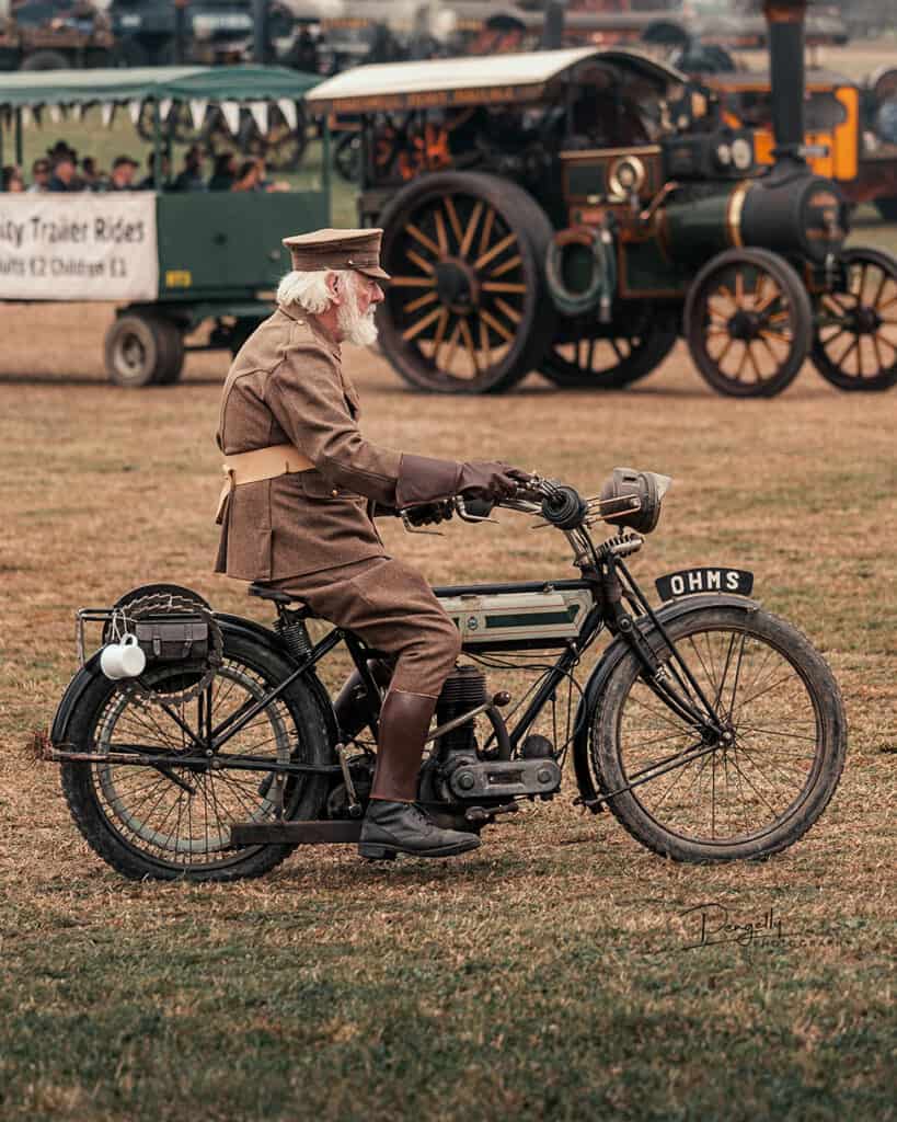 World War I bike at the Great Dorset Steam Fair